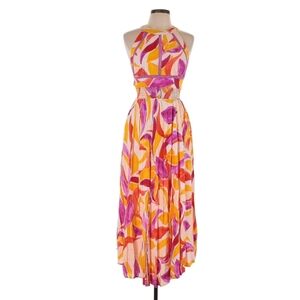 Anthropologie Abel the Label Open Back Floral Maxi